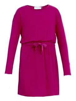 Rosemunde Dress LS - Deep fuchsia